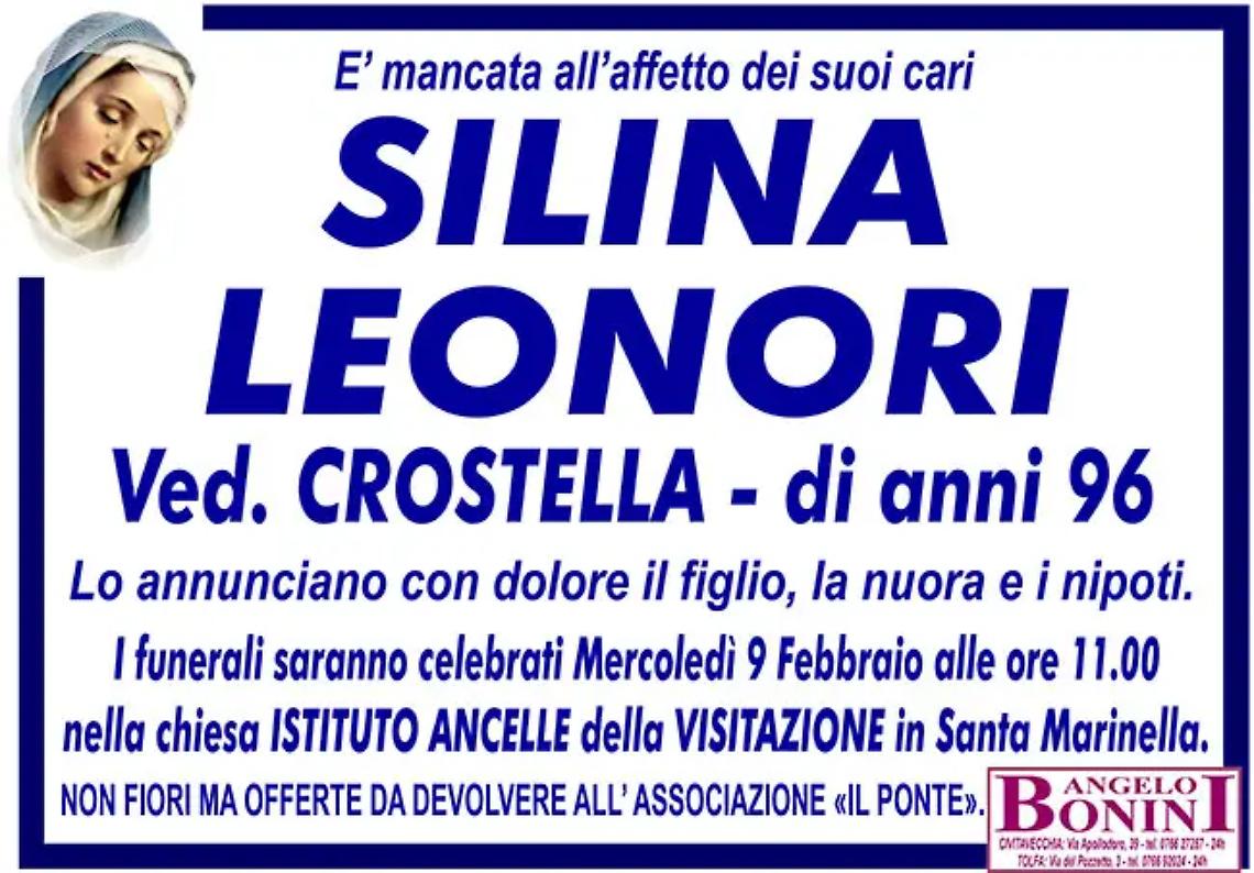 SILINA LEONORI ved. CROSTELLA di anni 96