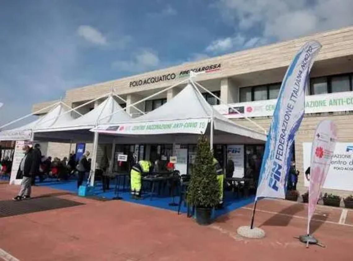 Coronavirus, chiuso l'hub vaccinale del Polo Natatorio di Ostia