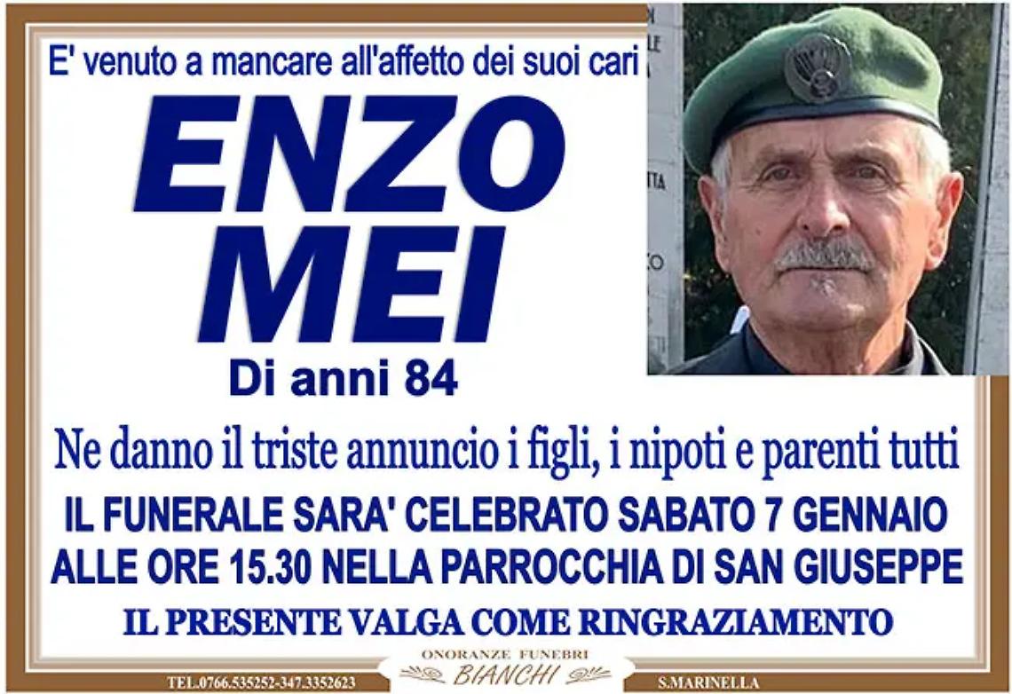 ENZO MEI di anni 84