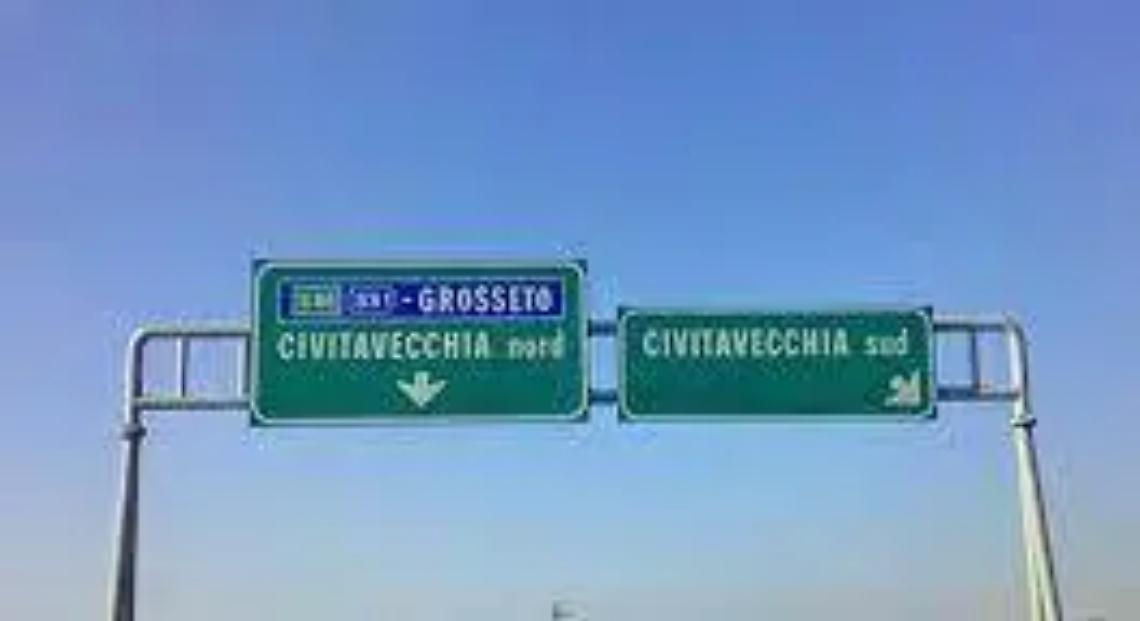 Svincolo autostradale Civitavecchia Nord verso la chiusura