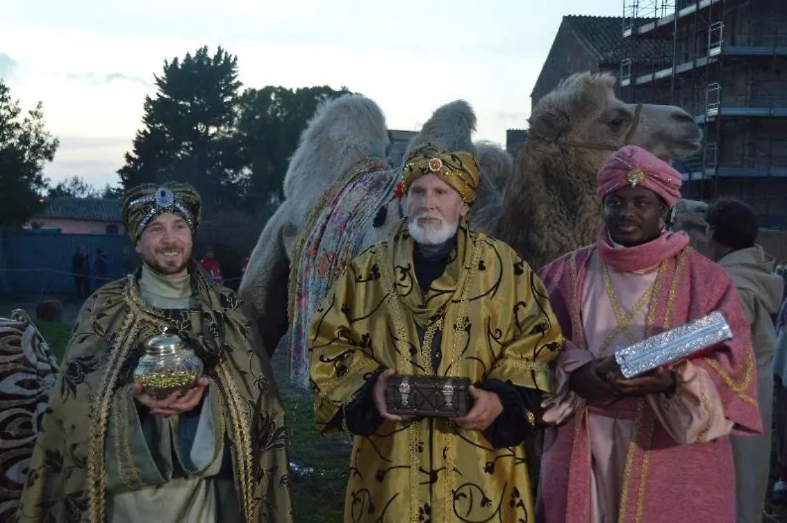 Presepe vivente, arrivano i re magi