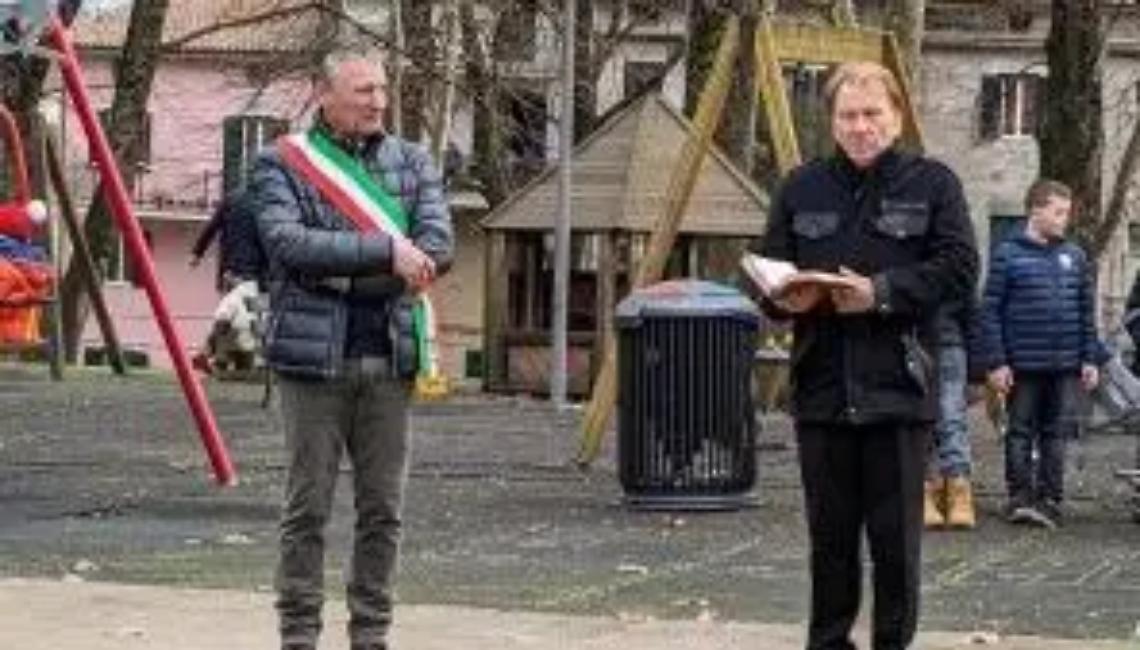 Il parco giochi comunale intitolato all&rsquo;ex assessore Lorenzo Petrarca