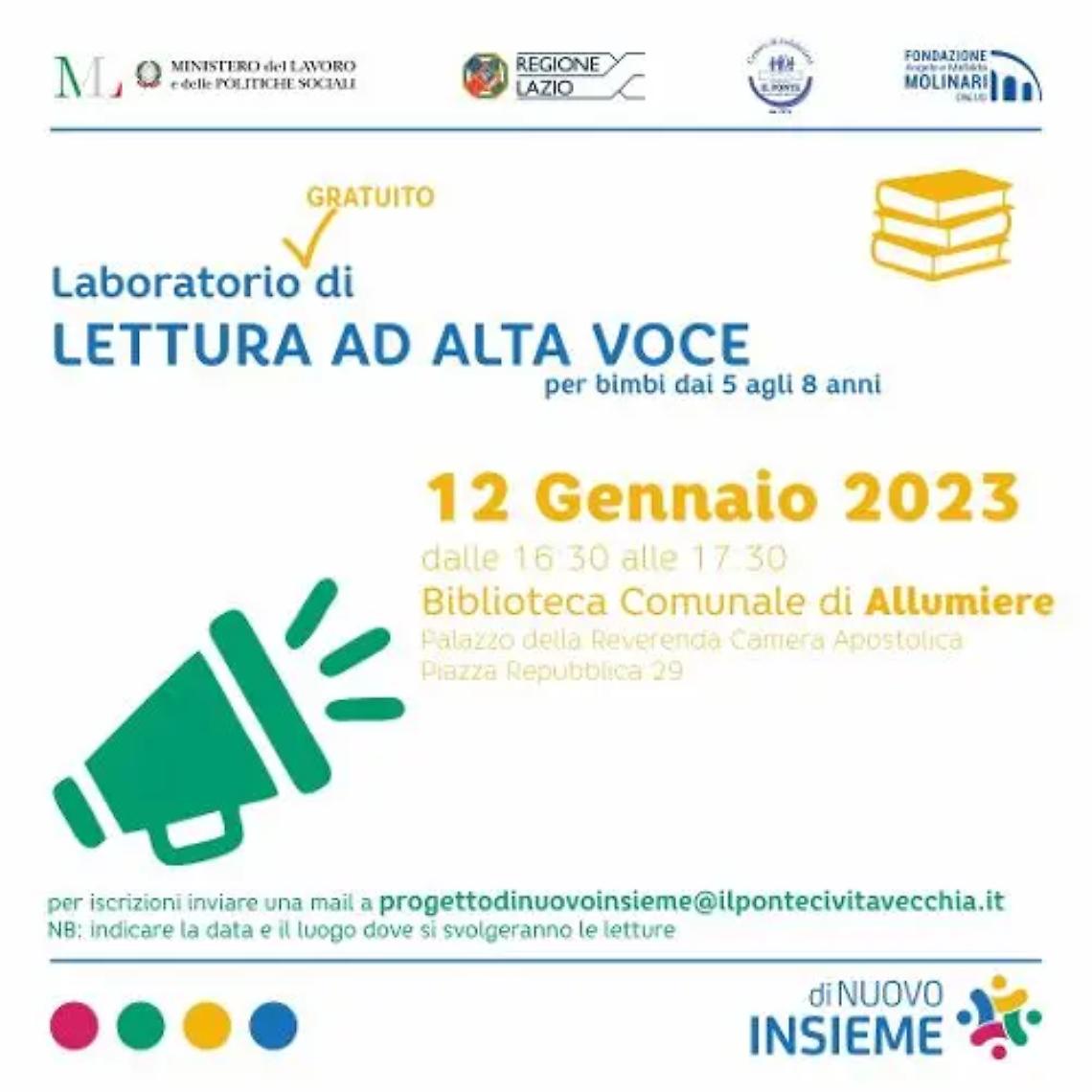 Un incontro di lettura ad alta voce per bambine e bambini dai 5 agli 8 anni