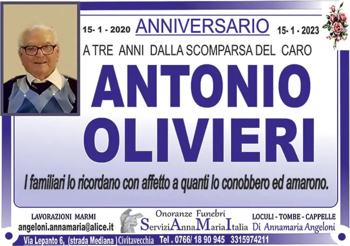 ANTONIO OLIVIERI - Anniversario