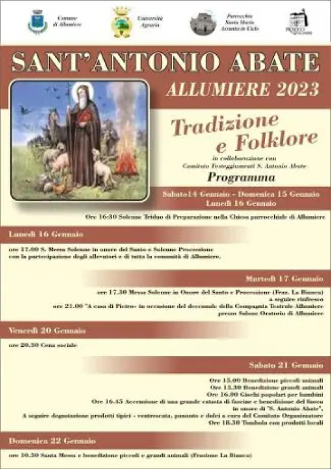 Sant&rsquo;Antonio, tutto pronto per i festeggiamenti