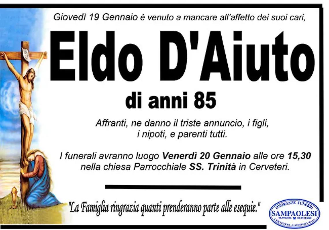 ELDO D'AIUTO di anni 85