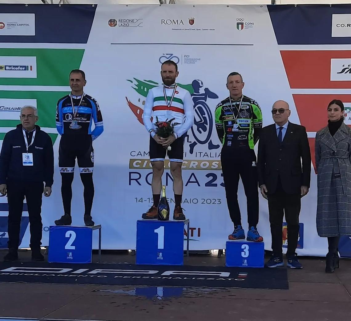 Gianfranco Mariuzzo terzo ai Tricolori di Ciclocross FCI