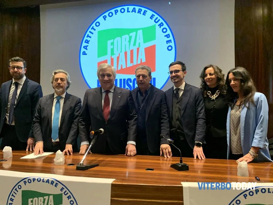 Tajani a Viterbo: &laquo;Sono convinto che vinciamo questa battaglia&raquo;