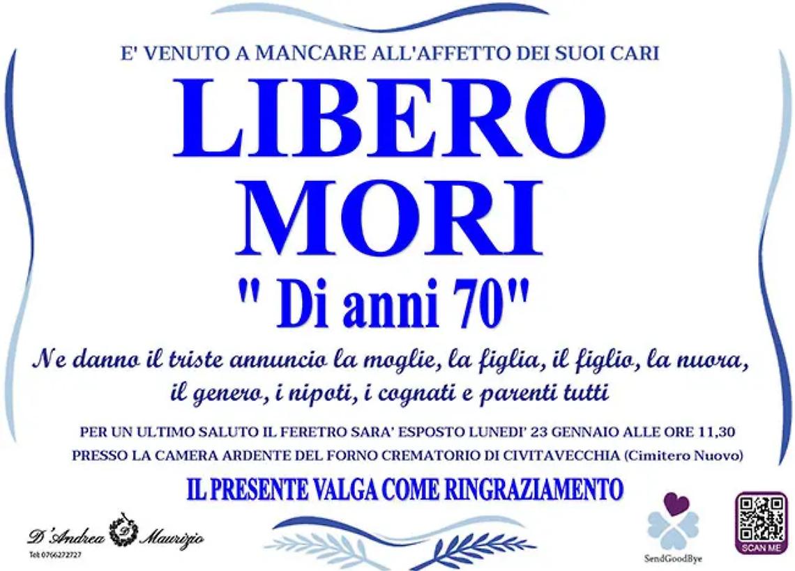 LIBERO MORI di anni 70