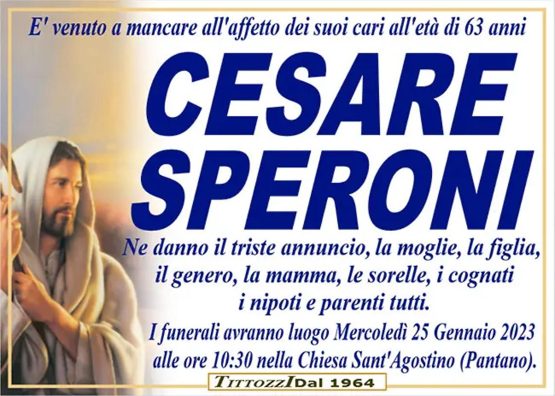CESARE SPERONI
