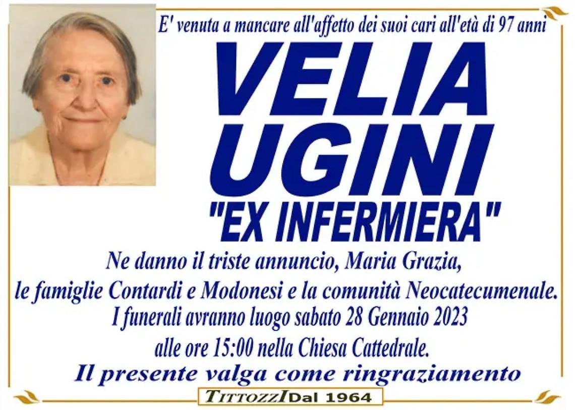 VELIA UGINI "EX INFERMIERA"