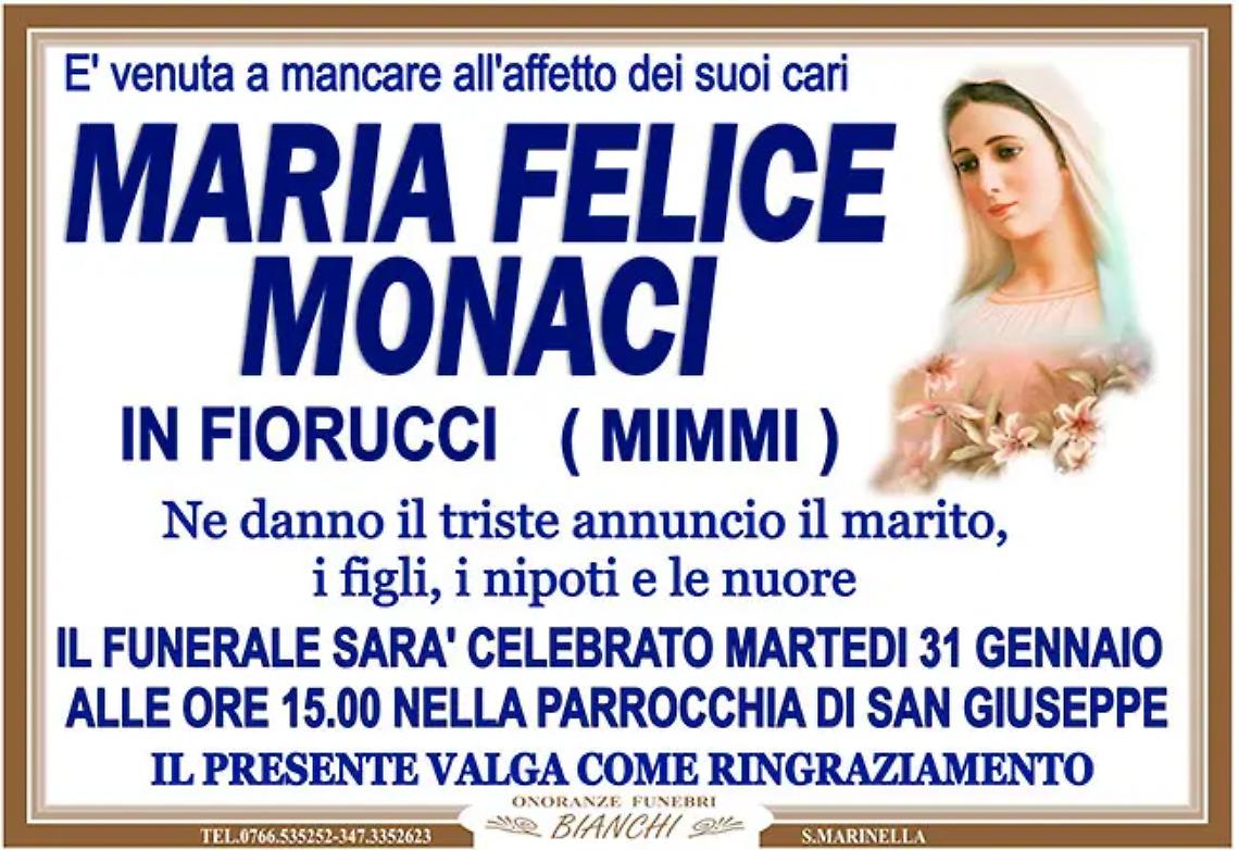 MARIA FELICE MONACI in FIORUCCI (MIMMI)