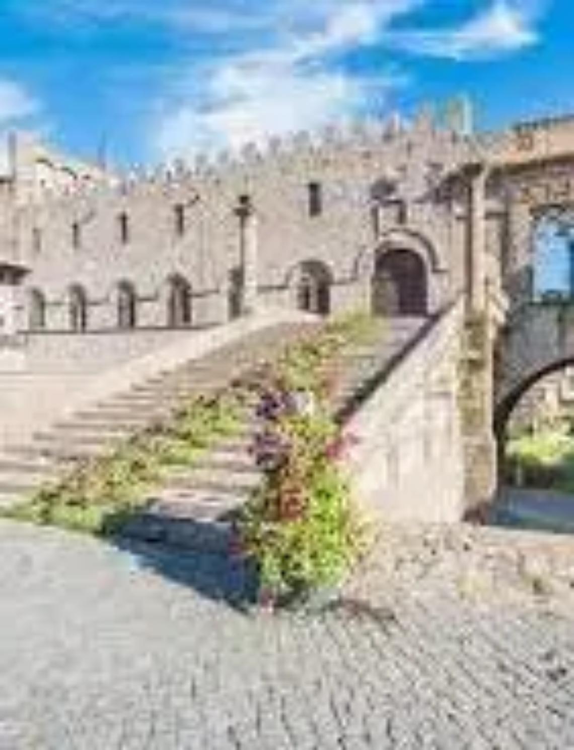 Palazzo dei Papi si tinge di blu