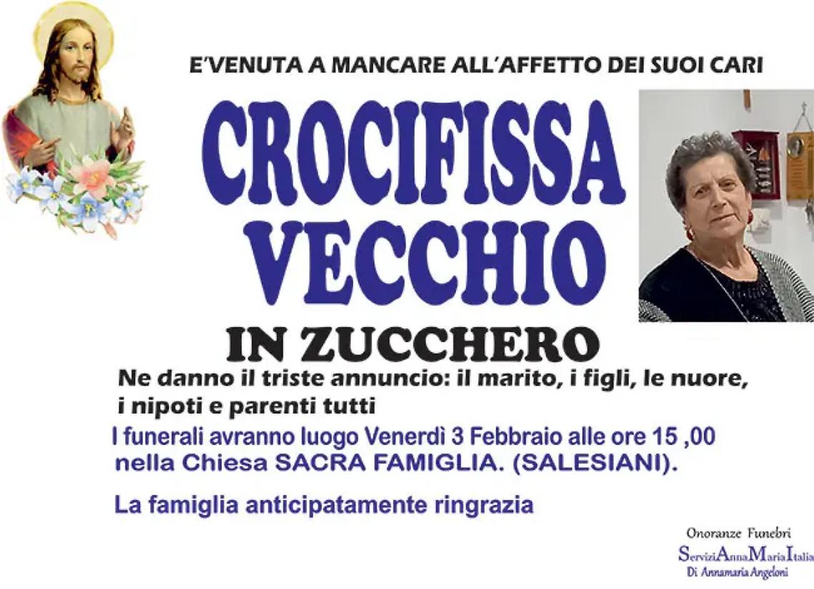 CROCIFISSA VECCHIO in ZUCCHERO