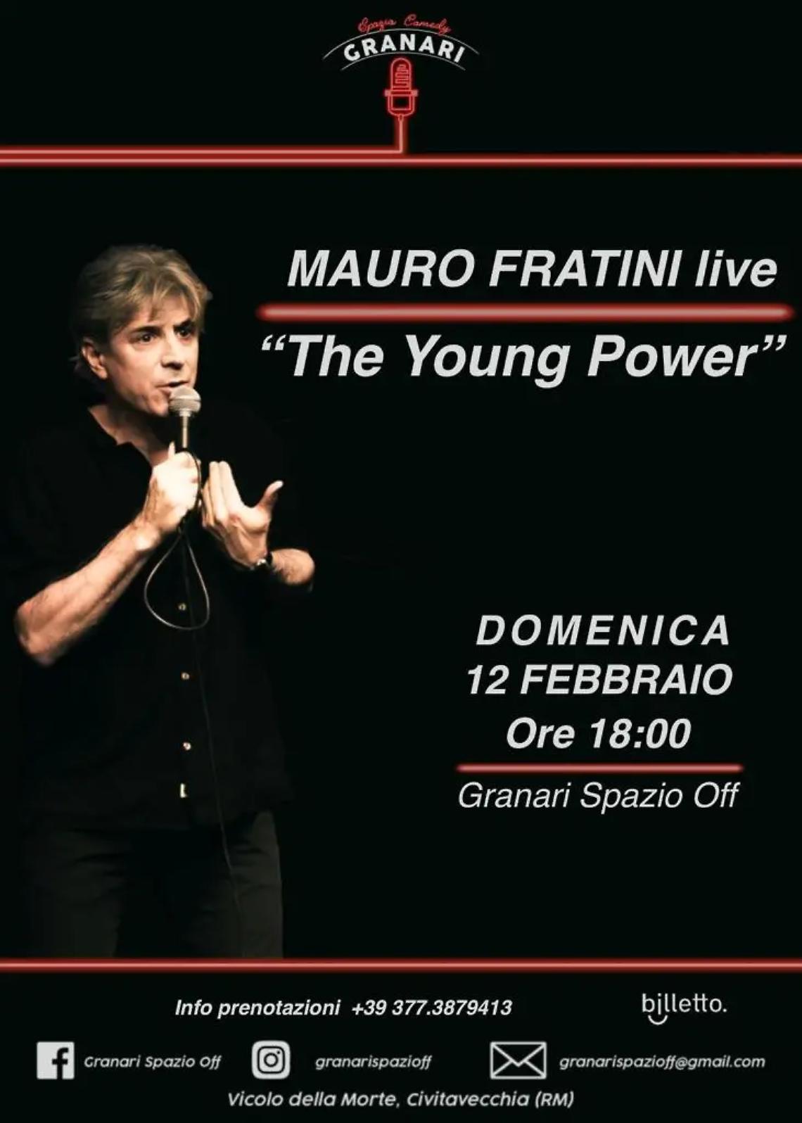 Granari, sul palco c'&egrave; Mauro Fratini con ''The Young Power''