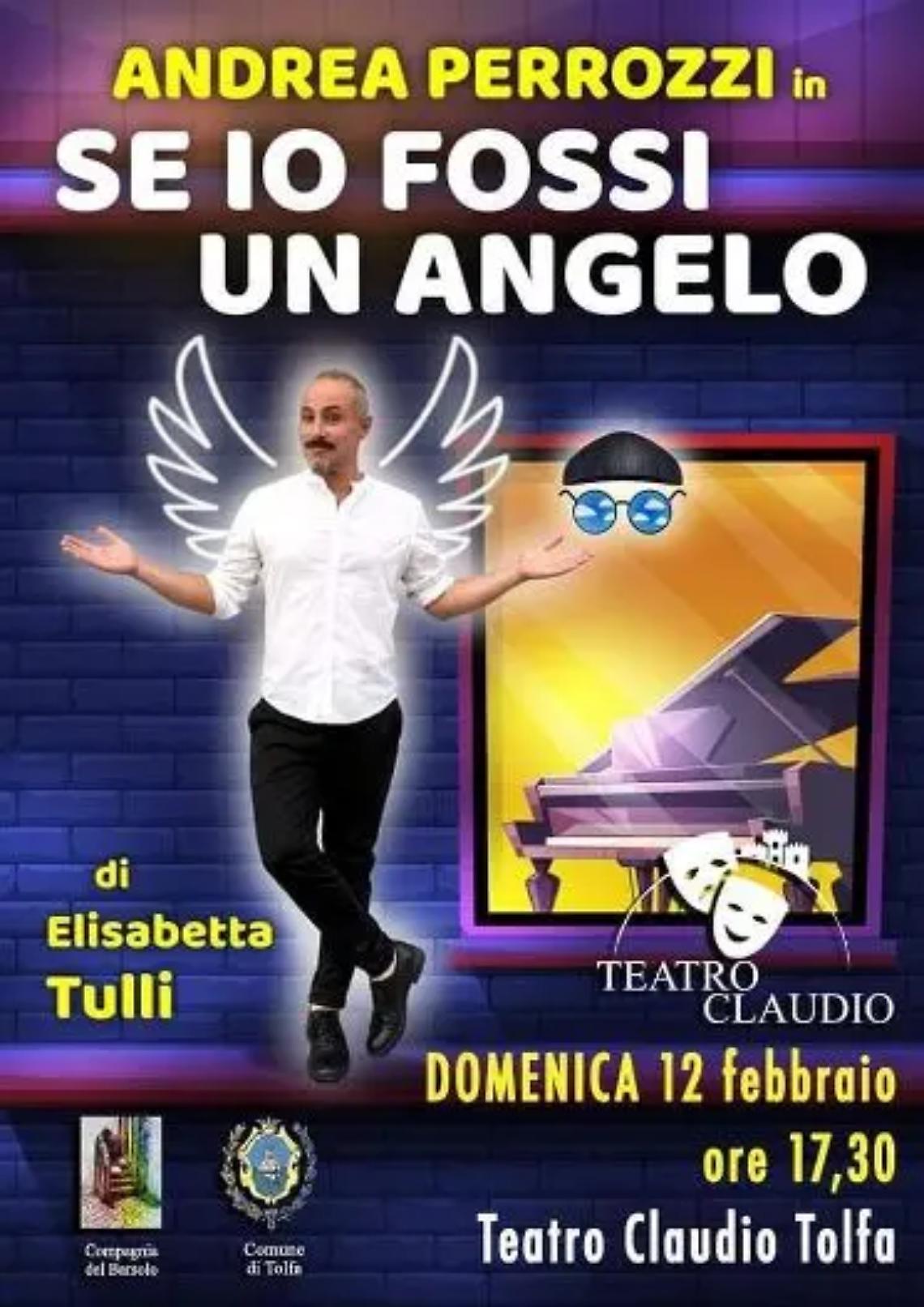 Andrea Perrozzi nel cartellone teatrale di Tolfa