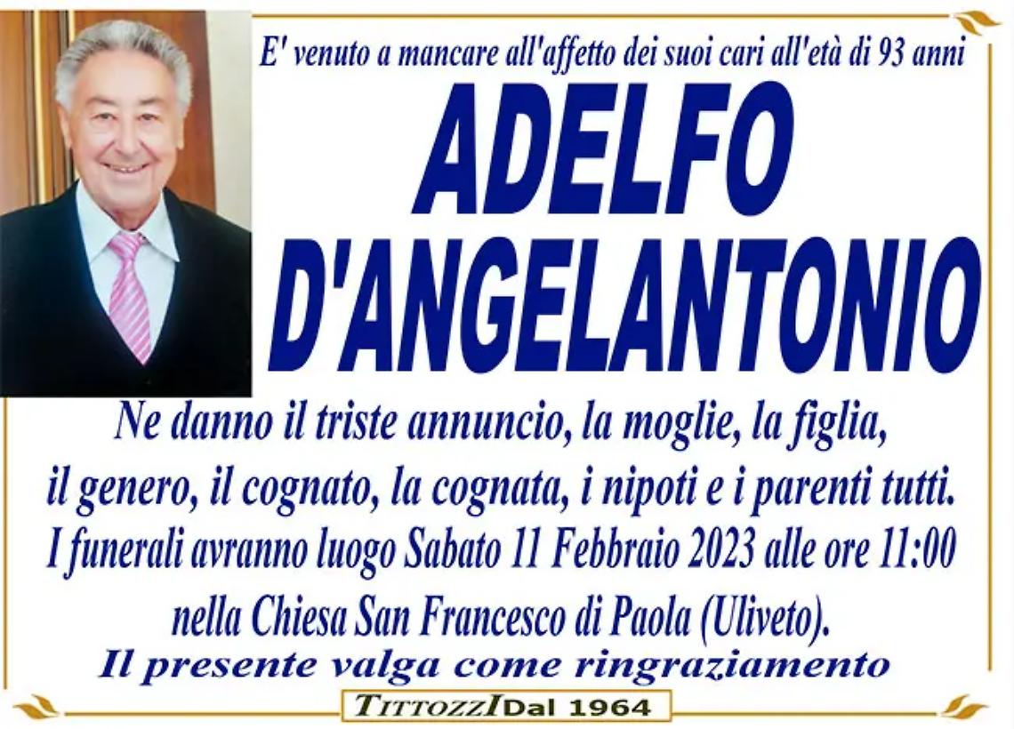 ADELFO D'ANGELANTONIO