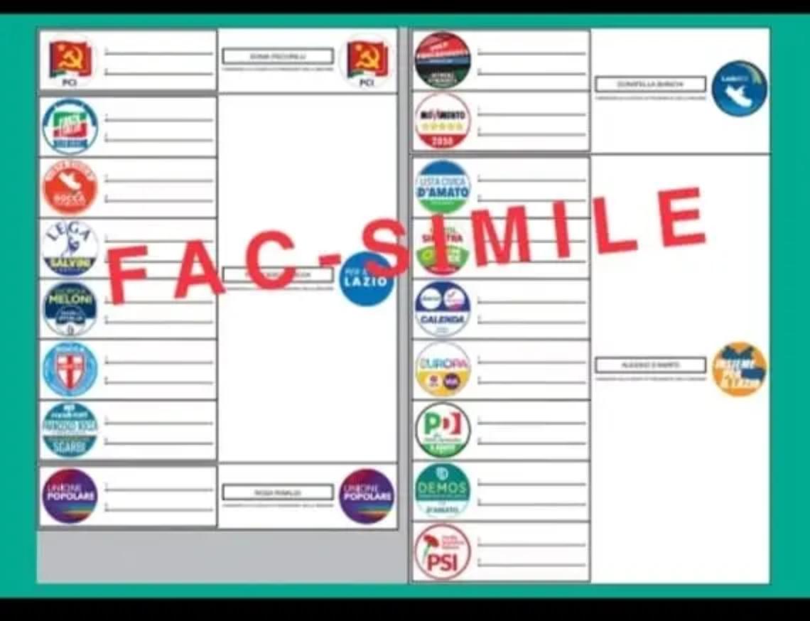 Al voto per il nuovo governo della Regione Lazio