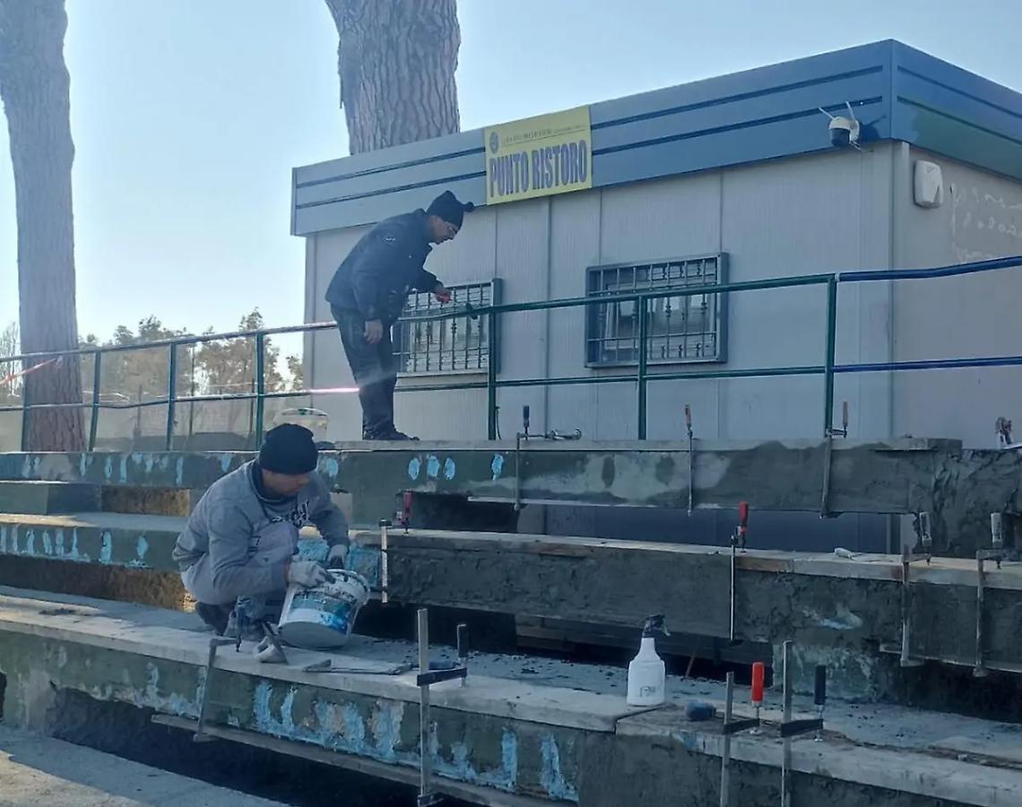 Stadio Galli cantiere aperto