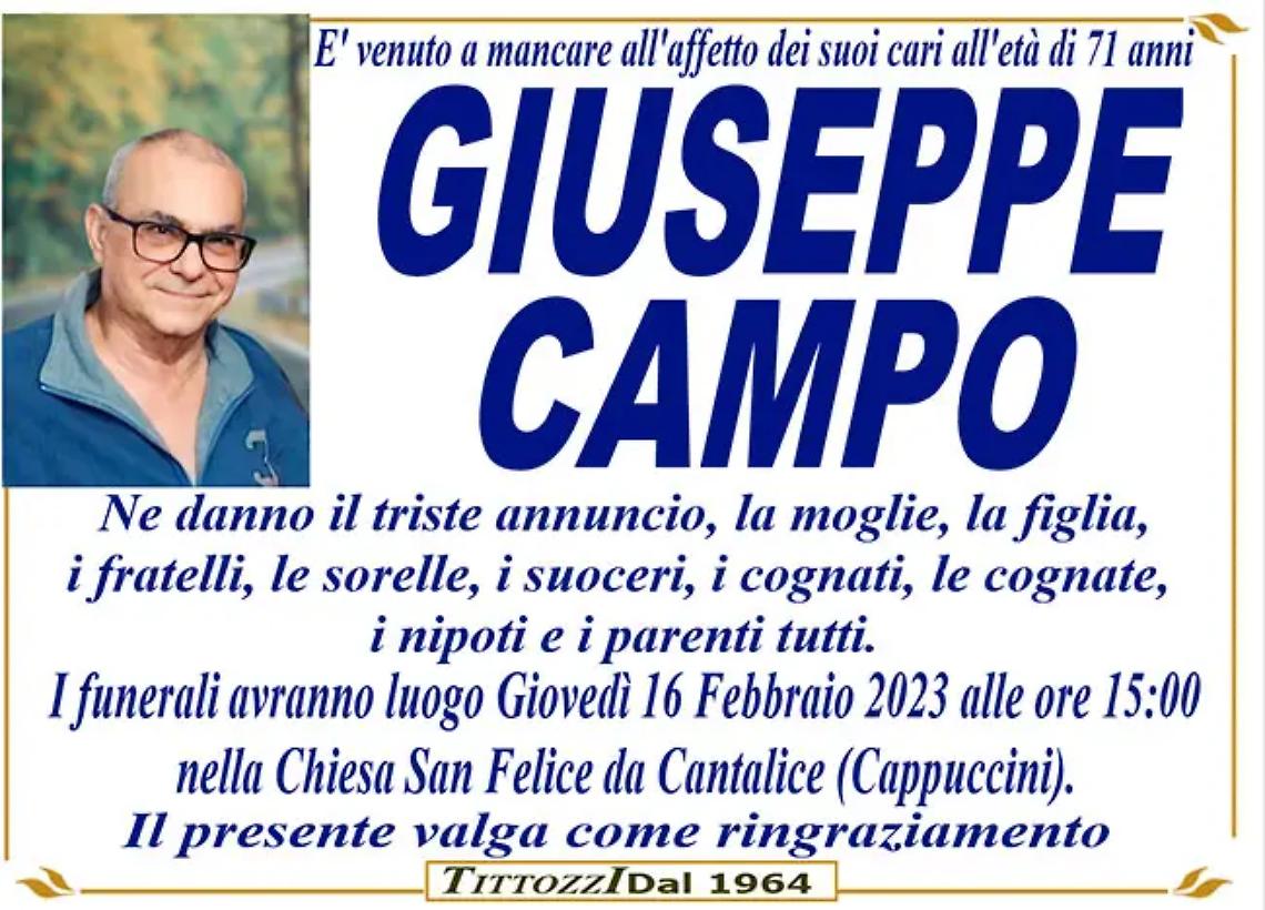GIUSEPPE CAMPO
