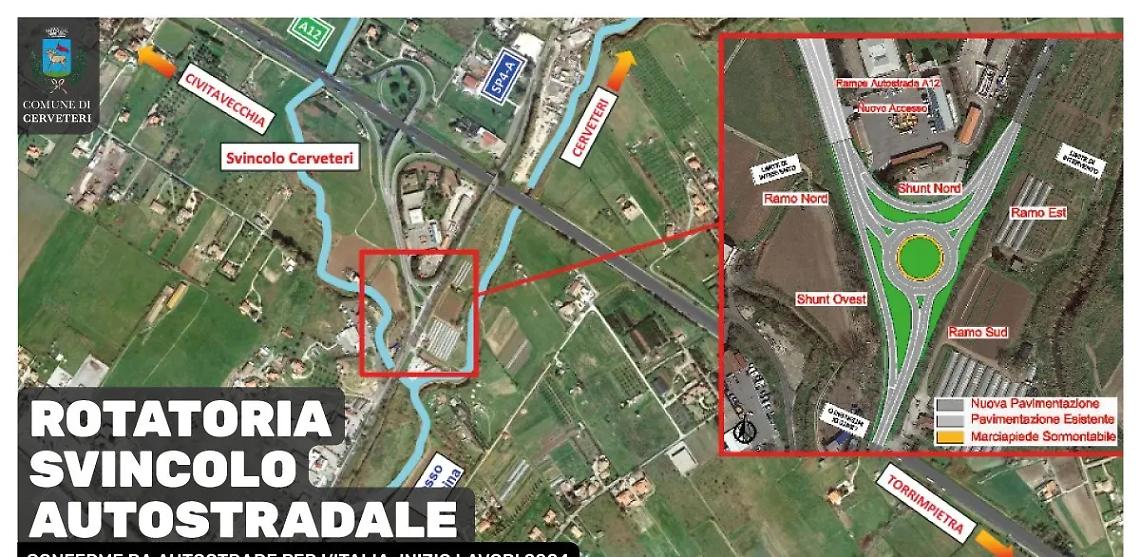 Svincolo A12: arriva la rotatoria