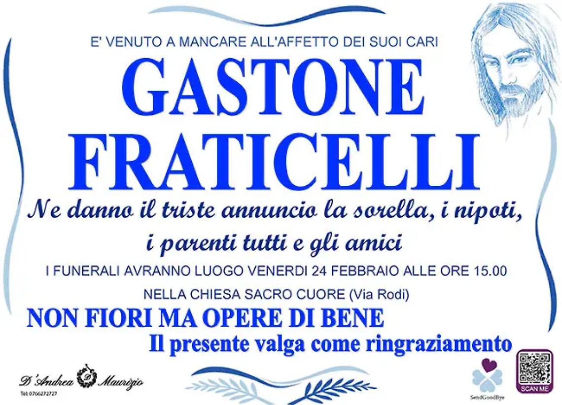 GASTONE FRATICELLI