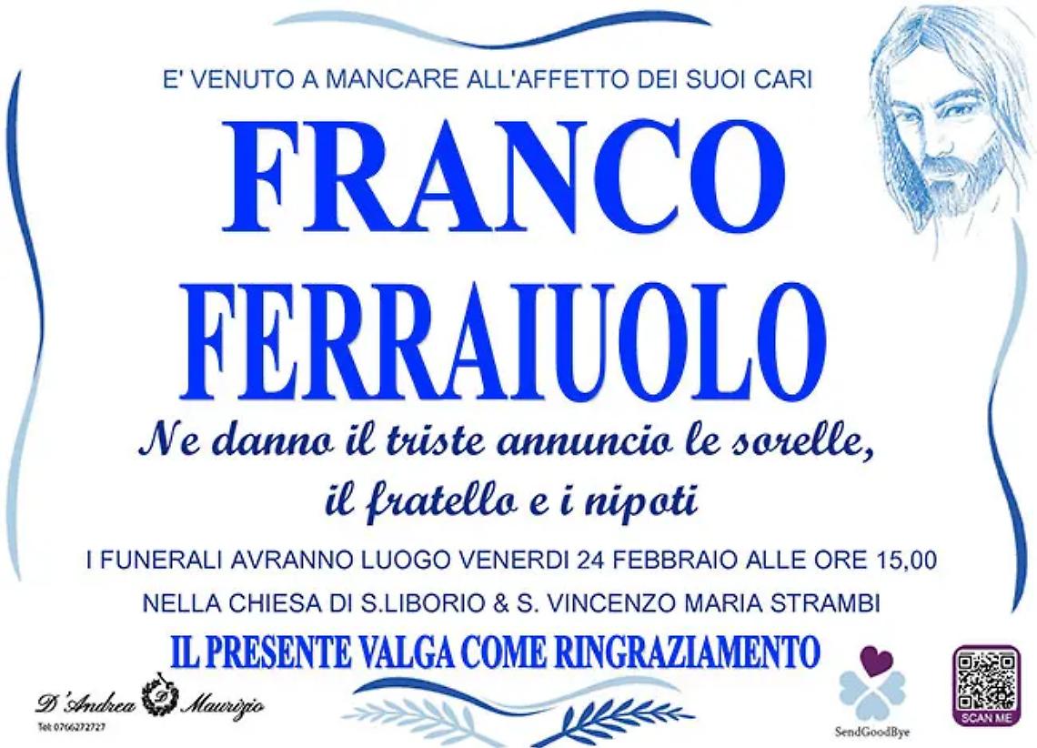 FRANCO FERRAIUOLO