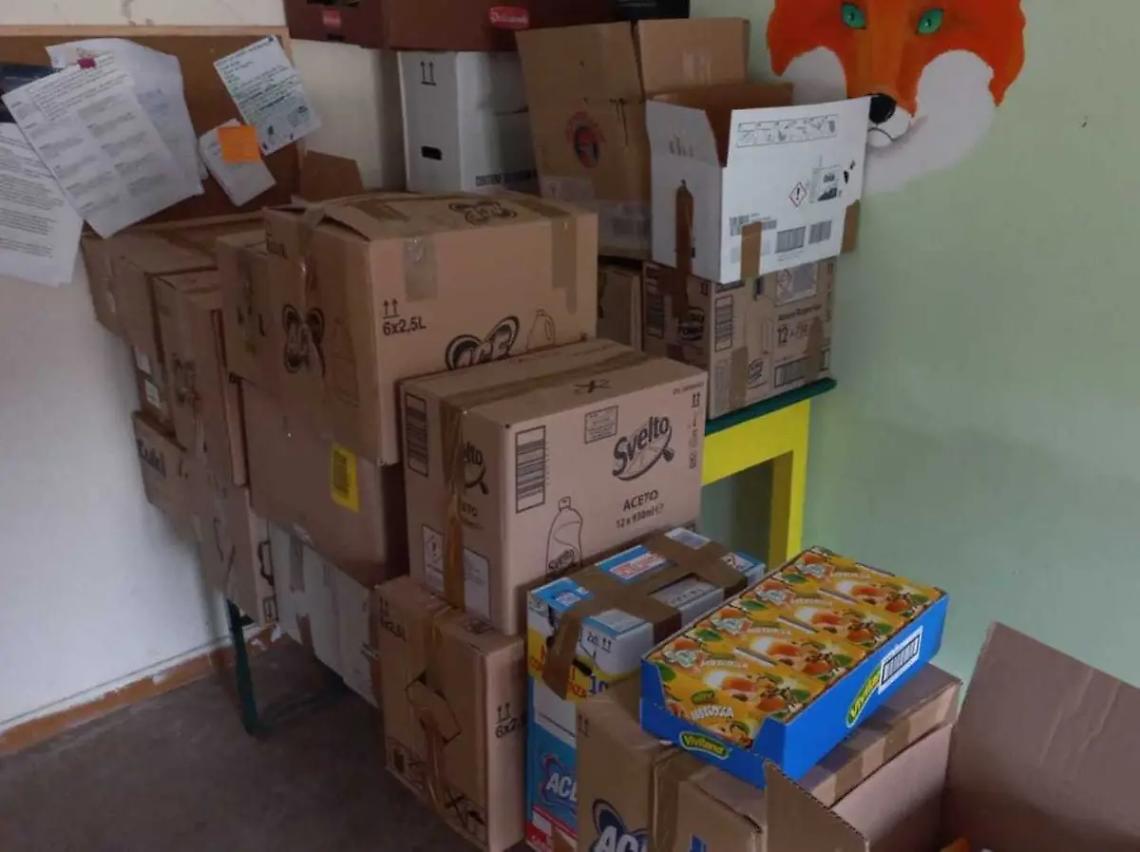 Gli scout di Manziana1 donano generi alimentari alla ProCiv