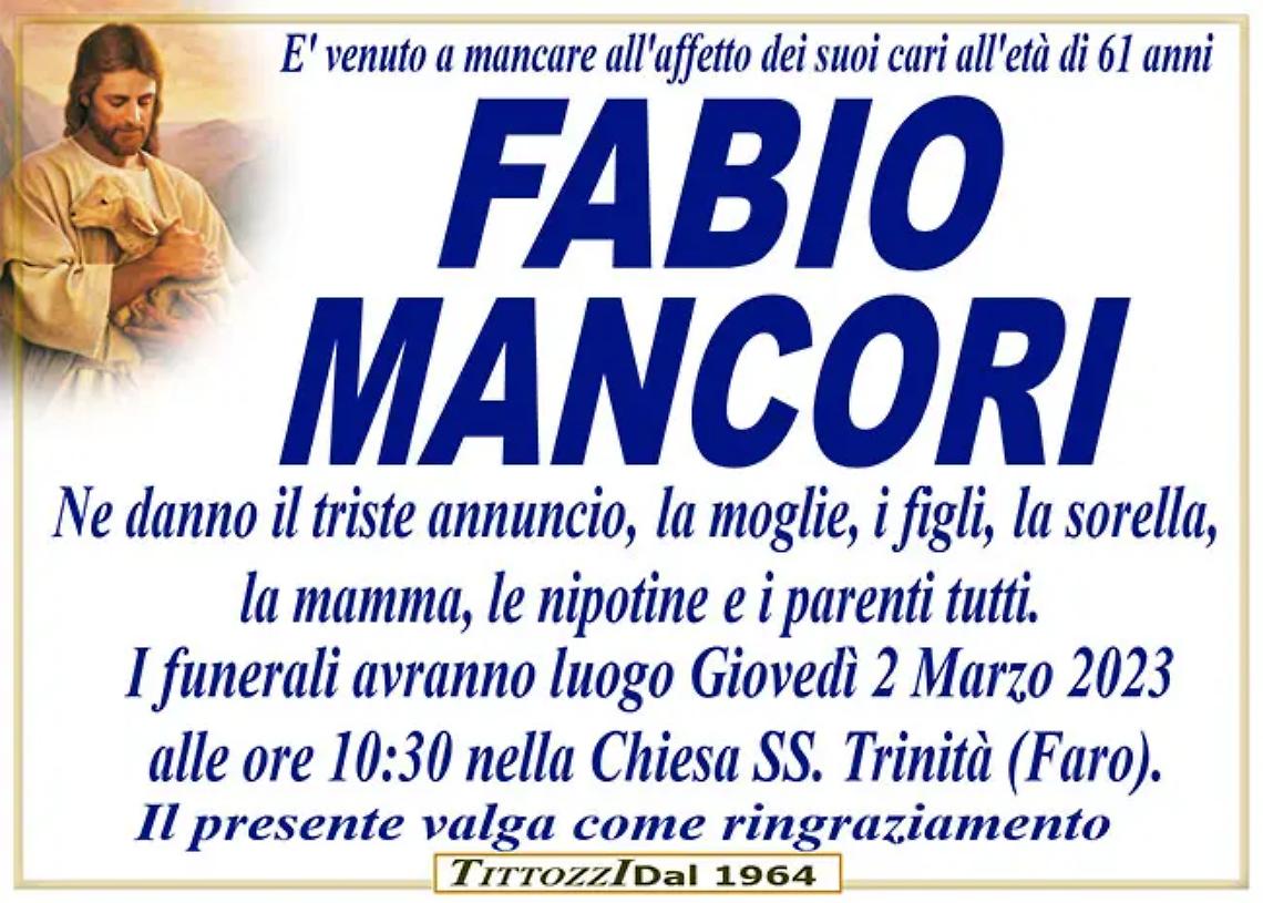 FABIO MANCORI