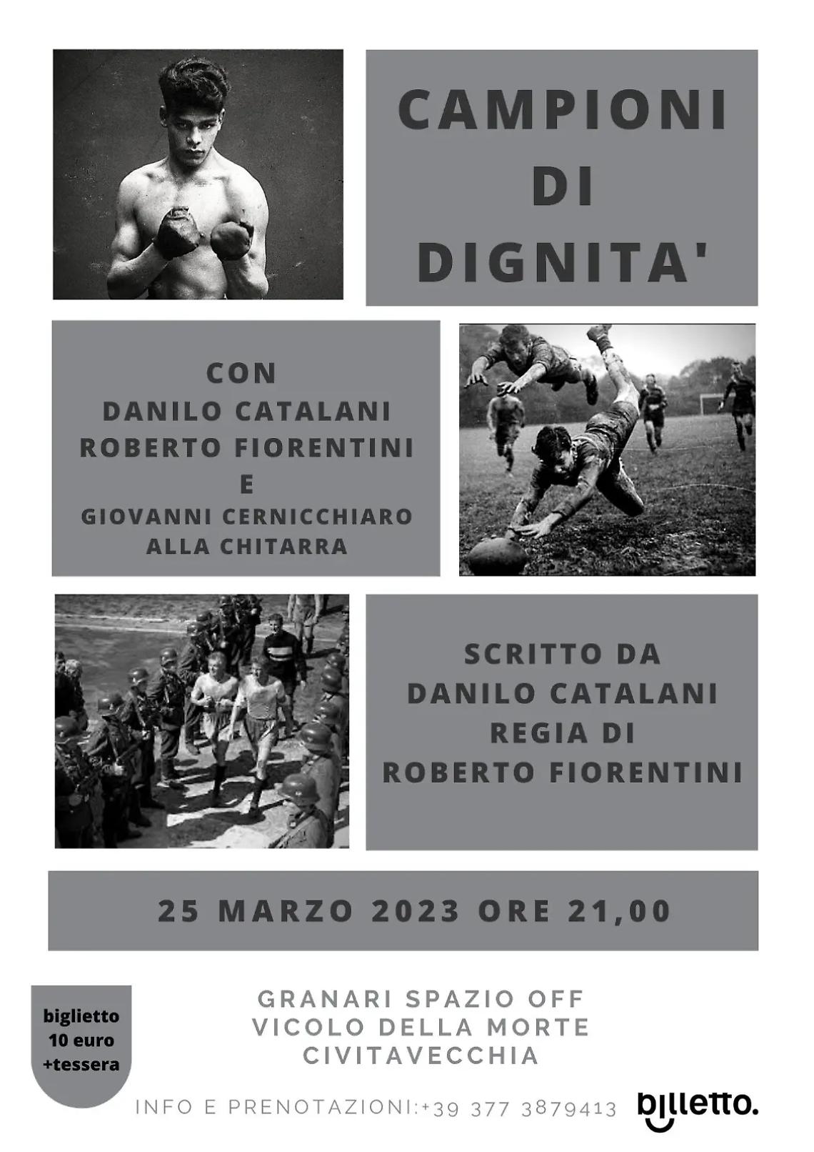 Campioni di dignit&agrave;, storia e sport si intrecciano sul palco del Granari