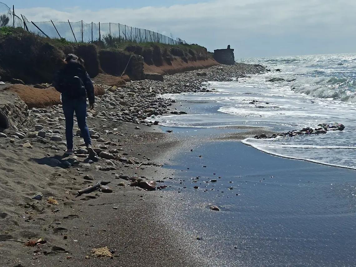 Erosione, la spiaggia di Palo cancellata