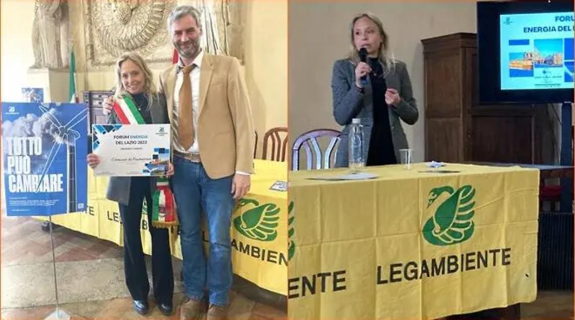 Energia rinnovabile, Legambiente premia la citt&agrave;: &egrave; tra le pi&ugrave; virtuose della Regione Lazio