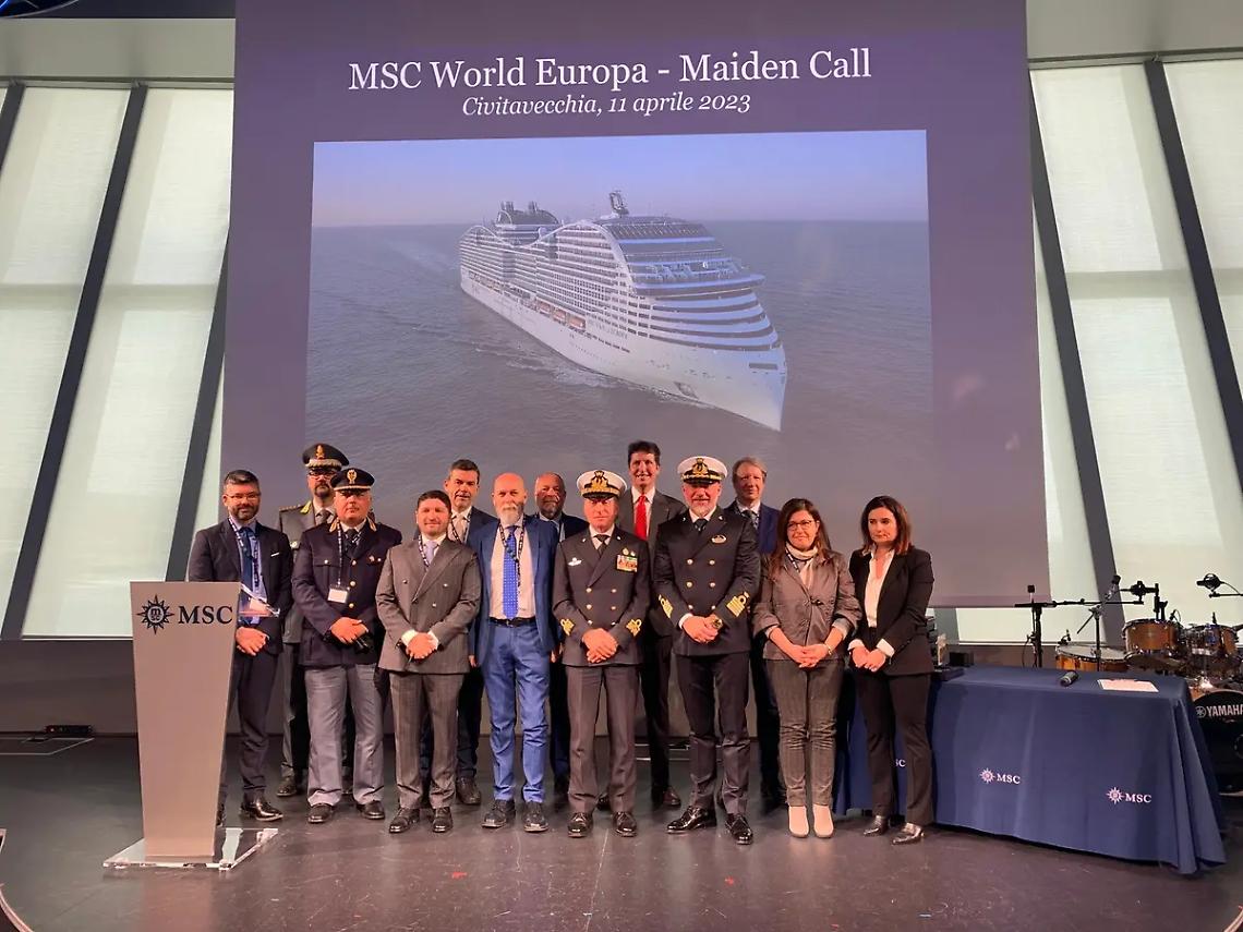 Msc: a Civitavecchia 600mila passeggeri nel 2023