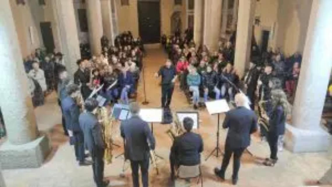 Grande successo per il concerto della Briccialdi Sax Orchestra