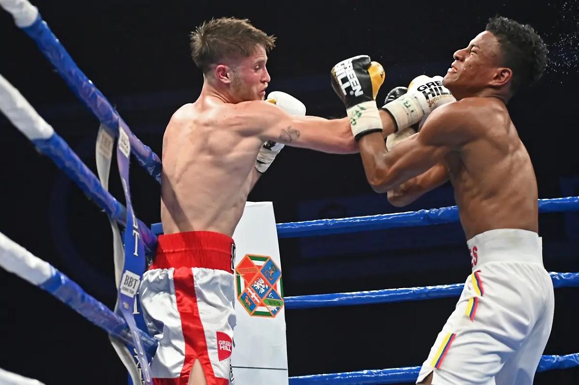 Christian Gasparri sul ring a fine giugno