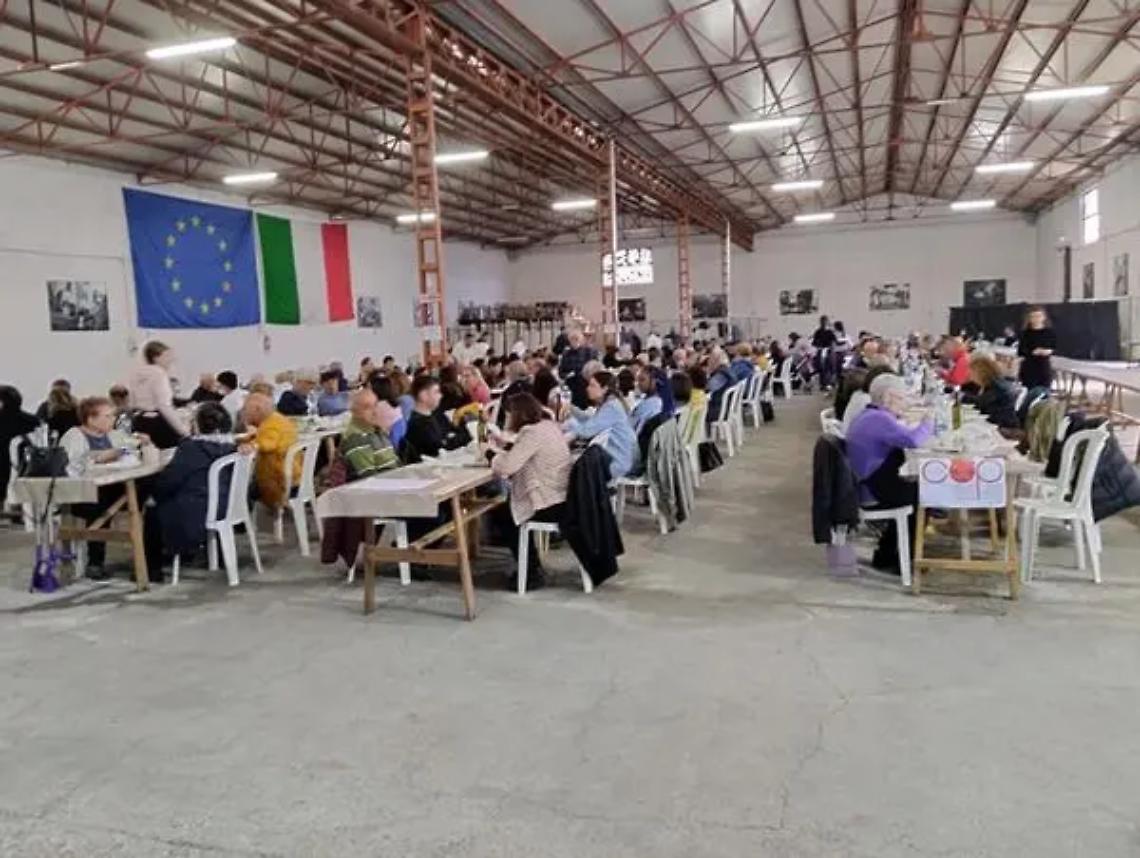 Grande partecipazione al pranzo di beneficenza