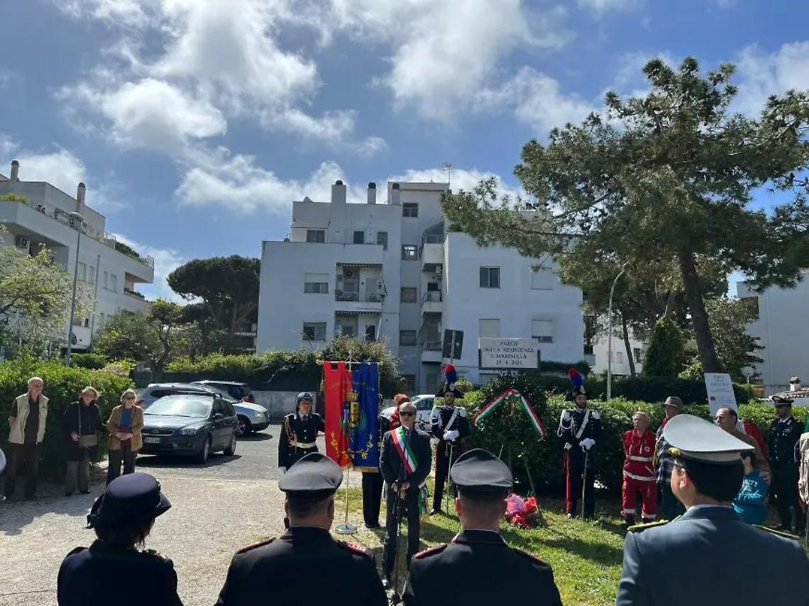 Celebrata questa mattina al Parco della Resistenza di Santa Marinella la Festa della Liberazione