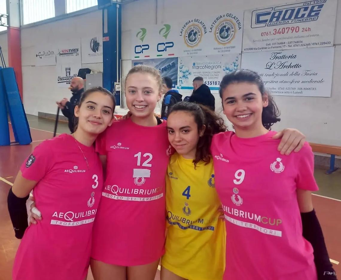 Civitavecchia Volley Academy, quattro atlete d&rsquo;argento al Trofeo dei Territori