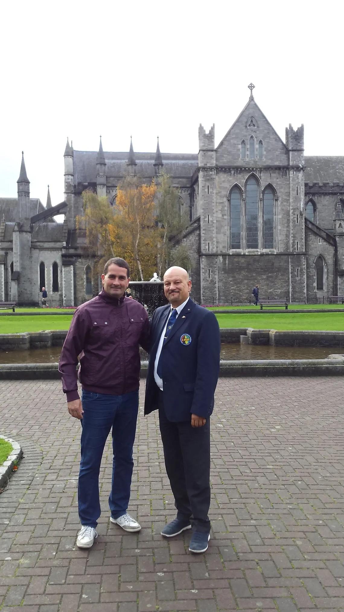 Stefano Pucci capo delegazione della squadra Fik in Irlanda