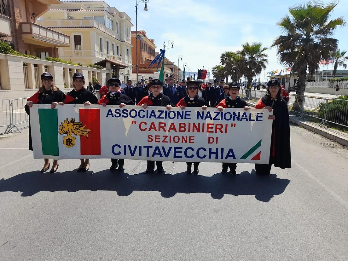 Raduno nazionale dell&rsquo;associazione carabinieri, Civitavecchia presente