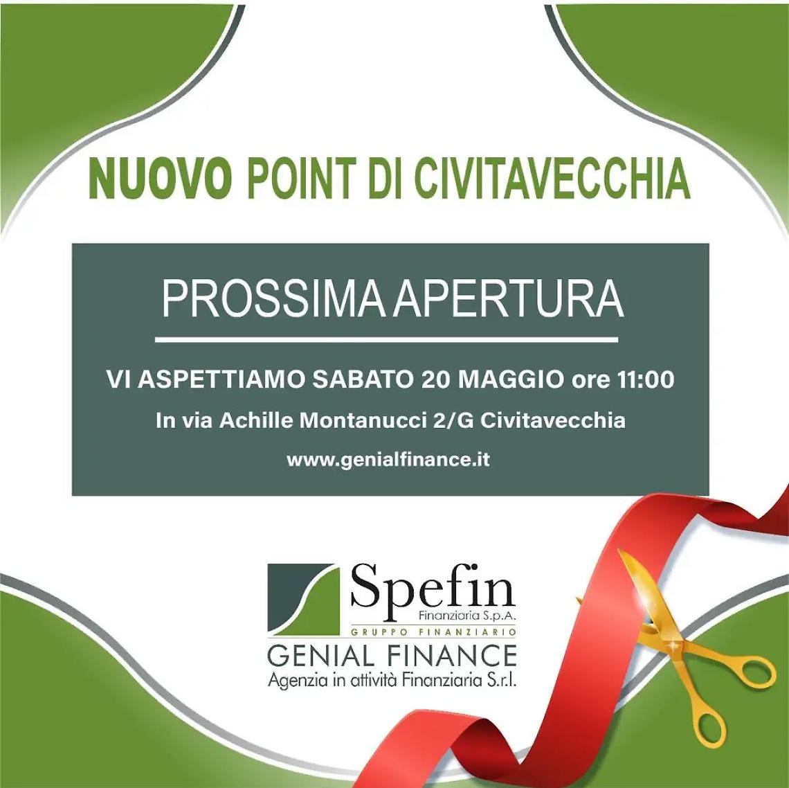Genial Finance pronta ad aprire un district point anche a Civitavecchia