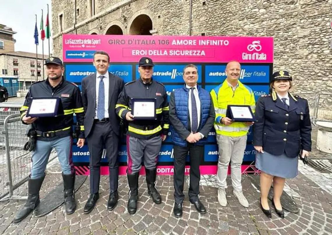 Gianluca Napoli premiato &ldquo;eroe della sicurezza&rdquo;