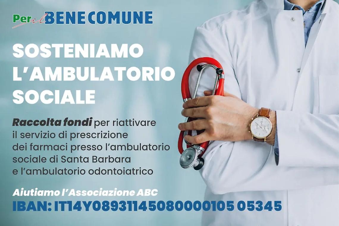 Raccolta fondi per l&rsquo;ambulatorio sociale