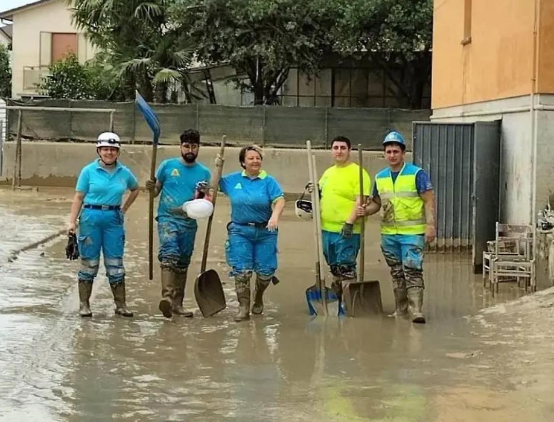 Terminata la prima missione della squadra di Protezione civile della Misericordia