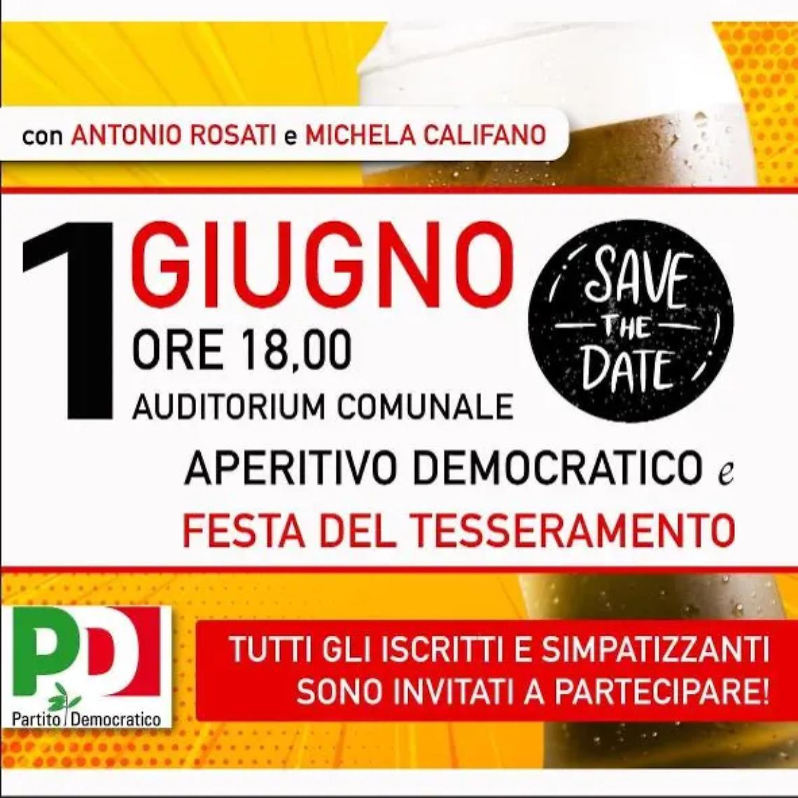 Una &ldquo;Festa per il tesseramento&rdquo;: il Partito democratico di Allumiere apre la campagna per le iscrizioni 2023