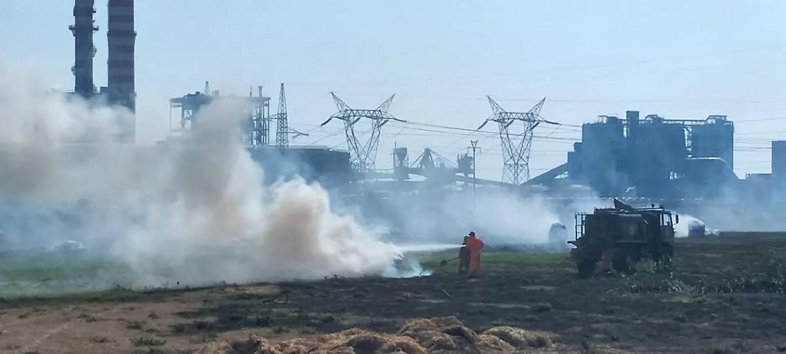 Vasto incendio in localit&agrave; La Scaglia: Vigili del fuoco in azione