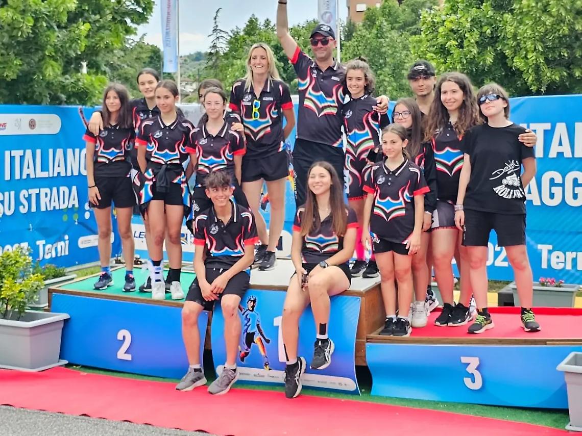 Debby Roller Team seconda al Campionato Italiano Strada