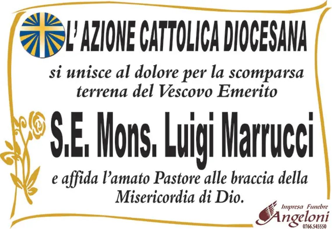 S.E. MONS. LUIGI MARRUCCI &ndash; Partecipazione