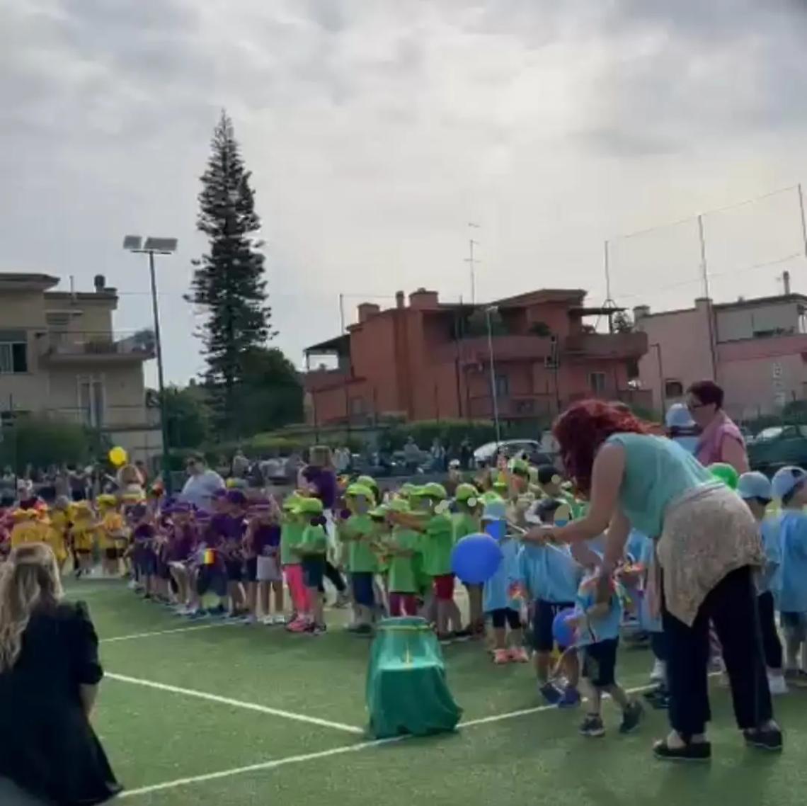 Piccoli alunni in campo per la pace