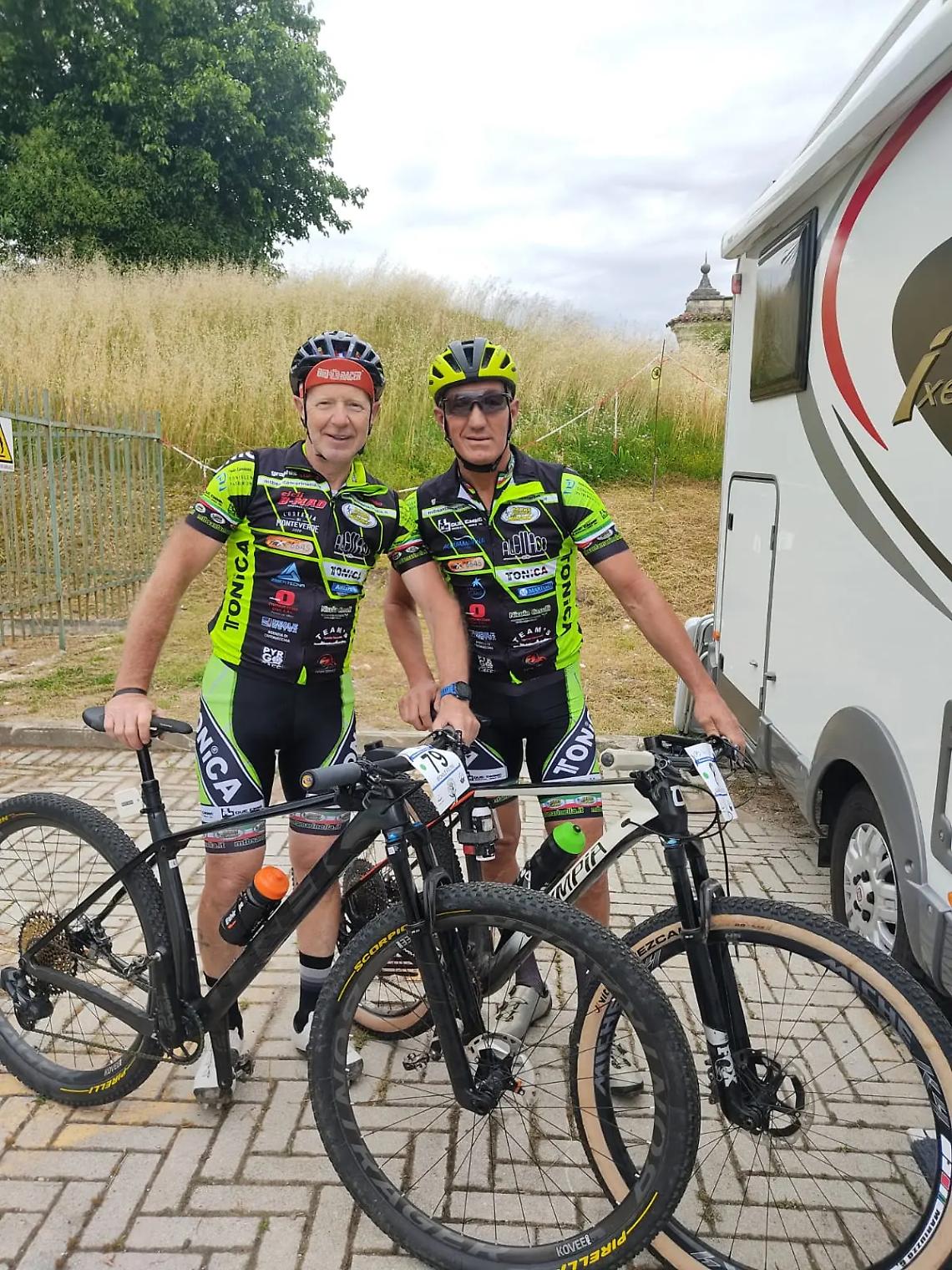 Due podi alla Palmanova Bike Race con Gianfranco Mariuzzo e Michele Feltre